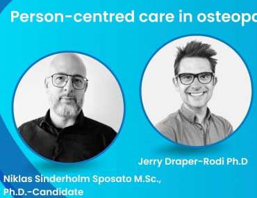 Webinar: Person-centred care in osteopathic practice